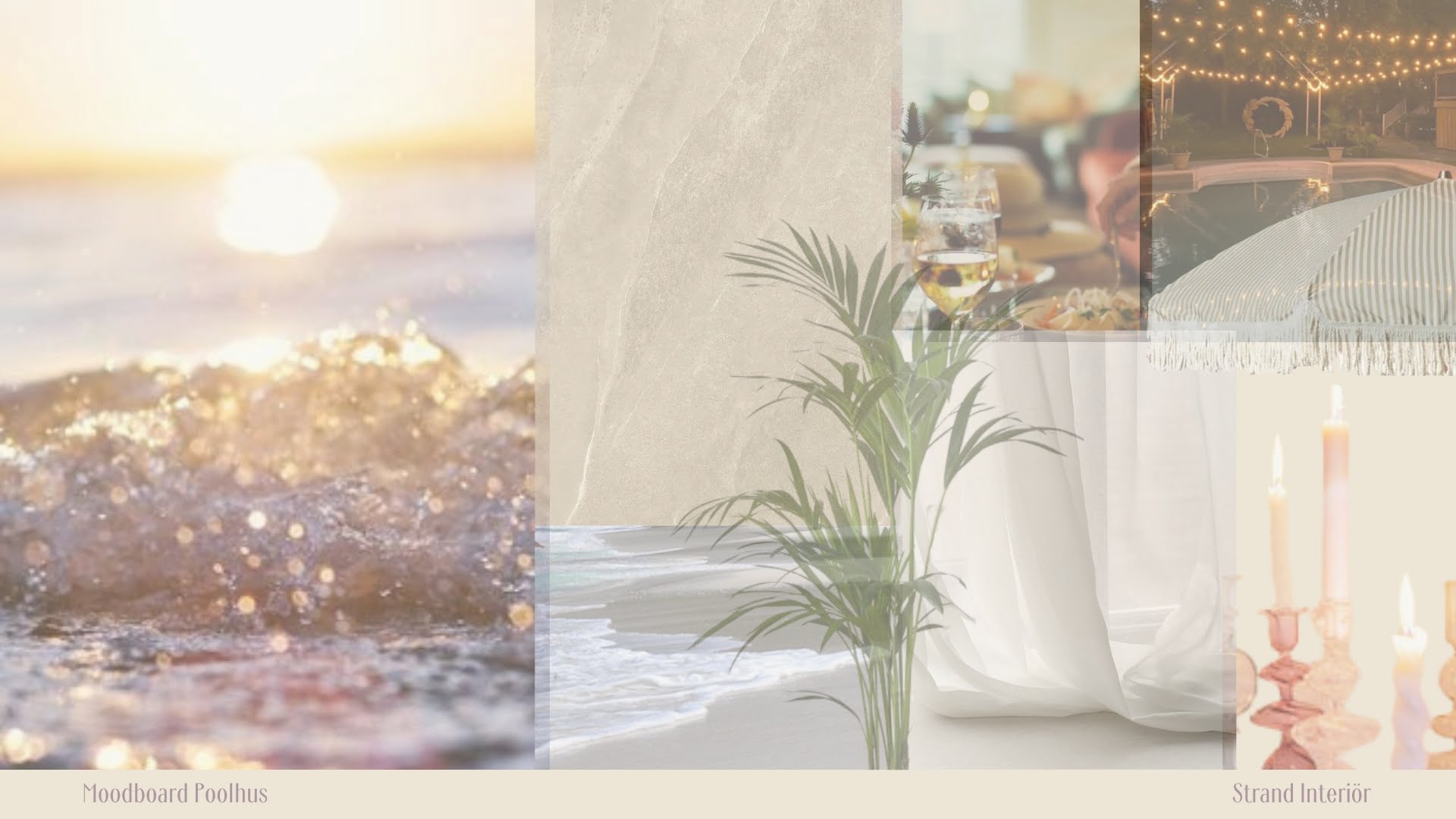 Konceptboard till ett poolhus