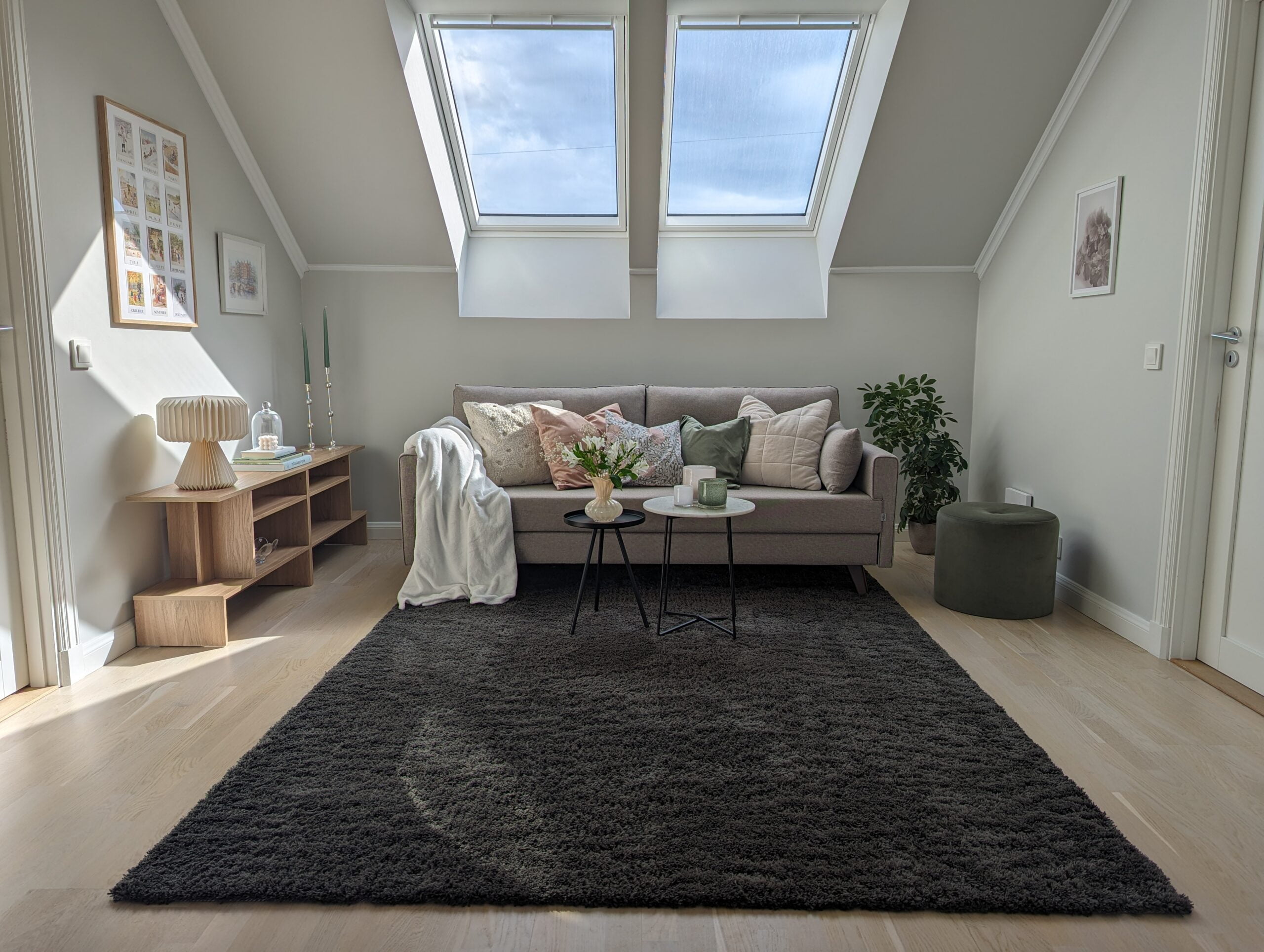homestyling av allrum eller vardagsrum